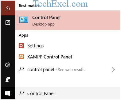 Start - Control Panel - Ethernet Doesn’t Have a Valid IP Configuration