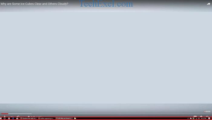 Taskbar Showing in Fullscreen in Chrome YouTube