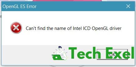 Can't Find The Name of The Intel ICD OpenGL Driver