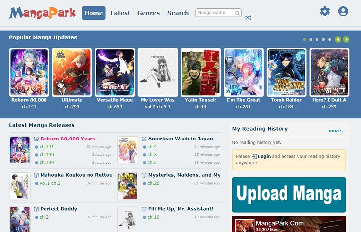 13 Best Sites Like MangaPark to Read Manga Online in 2022 - Tech Exel