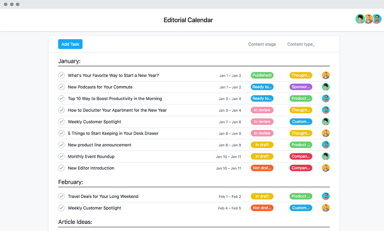 Create a Content Calendar for Content Marketing Strategy