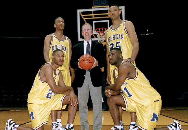 What College Basketball Team’s Stars Were Nicknamed “The Fab Five” in the ’90s?