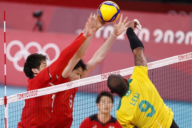 Japan vs Brazil Volleyball Olympics Score